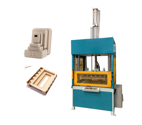 บรรจุภัณฑ์เยื่อกระดาษ Thermoforming Wet Pressing Machine Air Cylinder Driving