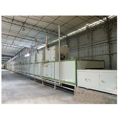 เครื่องทำกล่องไข่ประหยัดพลังงาน สายการอบแห้งแม่พิมพ์ไฟเบอร์