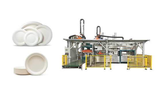 Nature To Nature Pulp Molded เครื่องบนโต๊ะอาหารอัจฉริยะพร้อมแขนหุ่นยนต์คู่