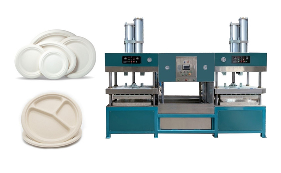 Pulp Fiber เครื่องทำจานพลาสติกกึ่งอัตโนมัติ