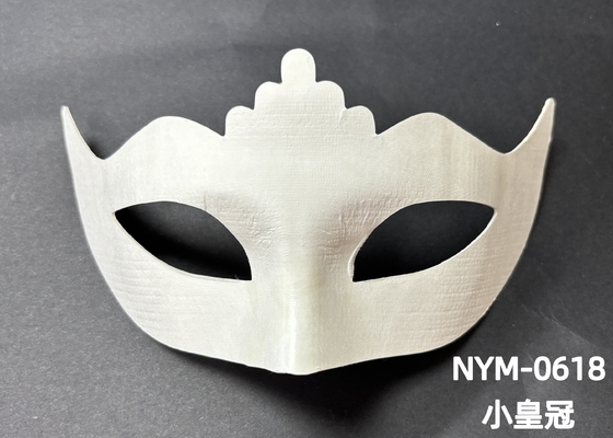 อุปกรณ์ย้อนหลัง Mold ที่มีอยู่ Biodegradable Paper Pulp Molded Cat Face Mask การสนับสนุนการบุคคล